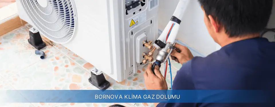 Bornova İlçemi General Electric Klima Gaz Dolumu
